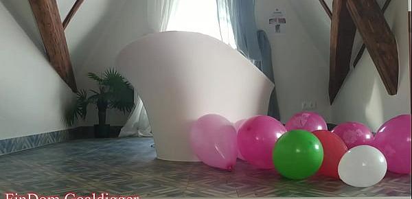  Balloons Bathroom Stockings legs Mesmerize